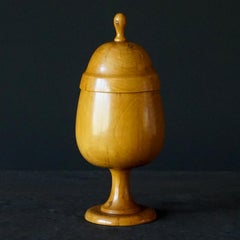 19th Century Dutch Medical Apothecary Pharmacy Turned Boxwood Treen Pill Gilder