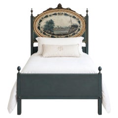 19th Century Dutch Neoclassical Louis XVI Painted Bed