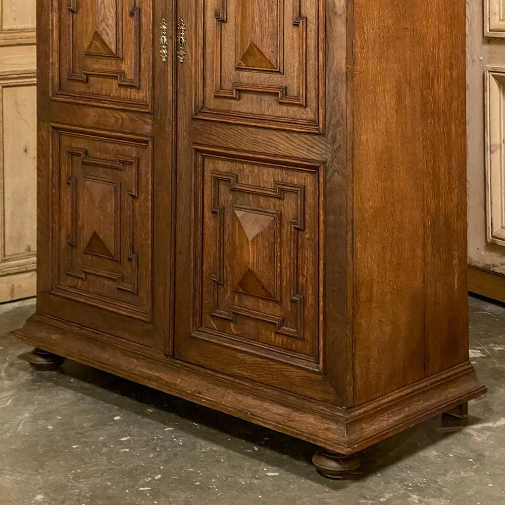 19th Century Dutch Oak Armoire ~ Cabinet 10