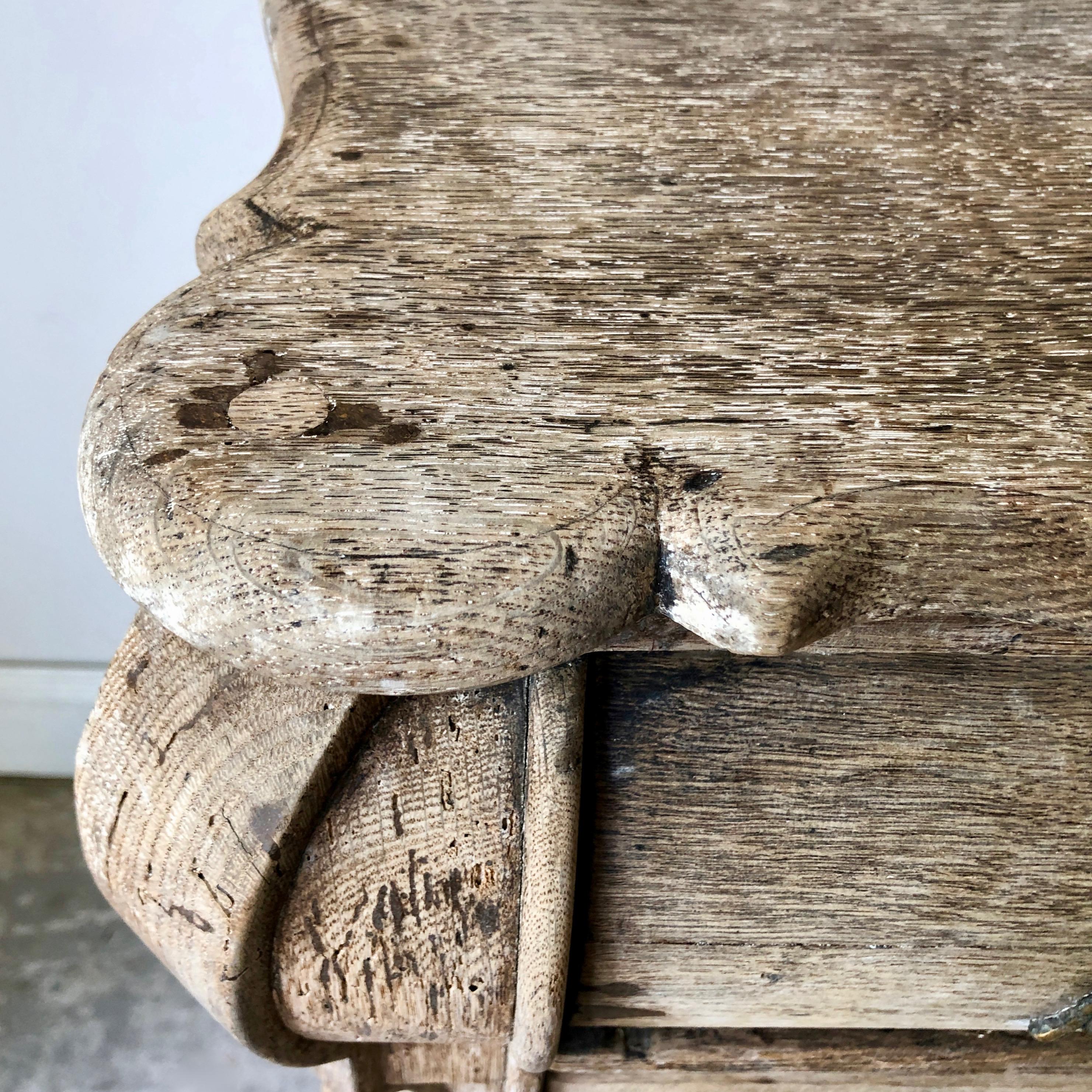 19th Century Dutch Oak Commode 2