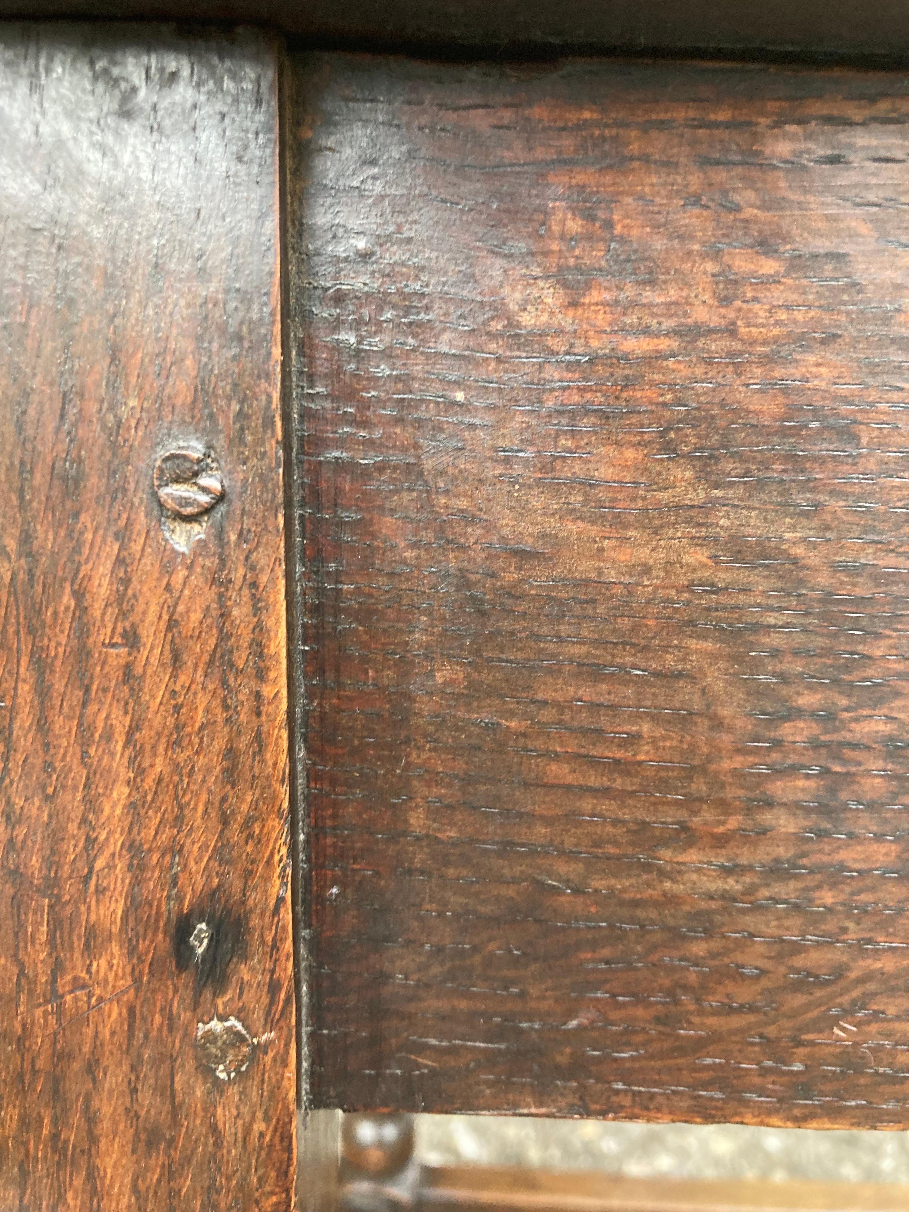 19th Century Dutch Oak Side Table  8