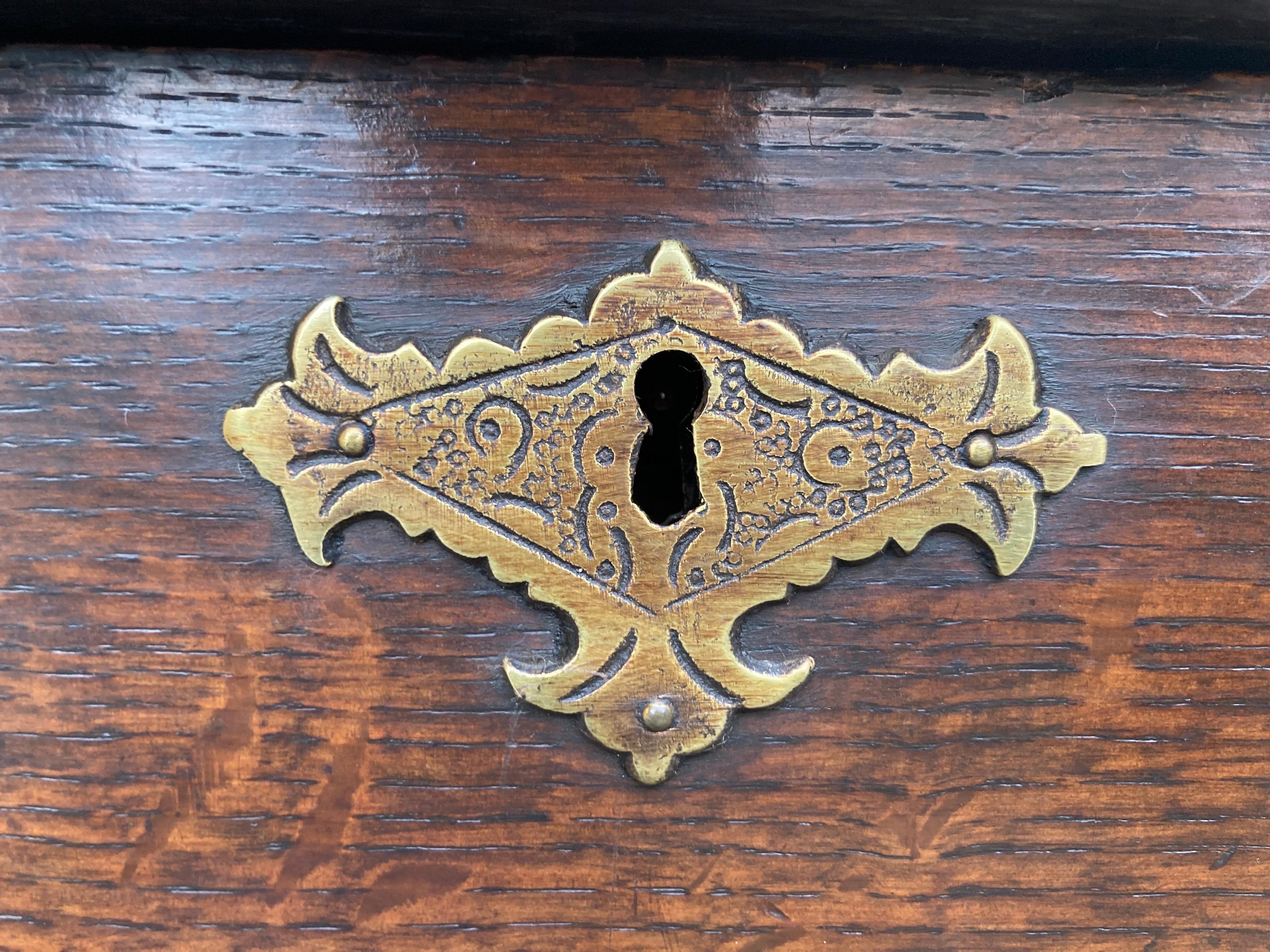 19th Century Dutch Oak Side Table  9