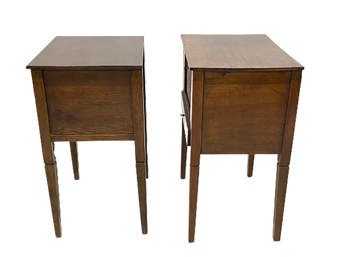 19th Century Dutch Oak Side Tables 1