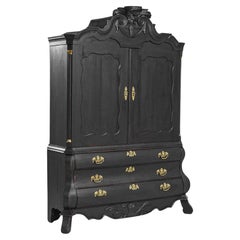 Antique 19th Century Dutch Original Patina Cabinet