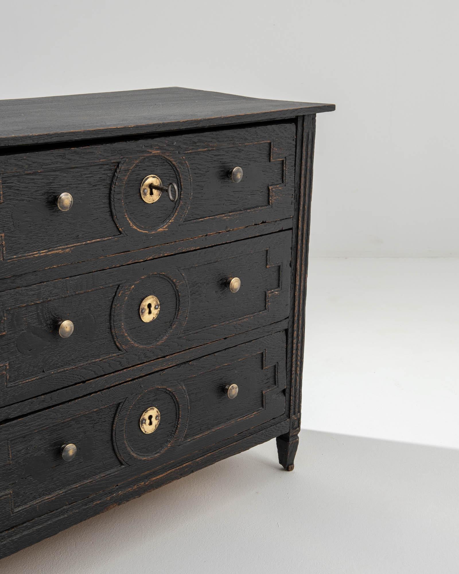 19th Century Dutch Petite Chest of Drawers 3