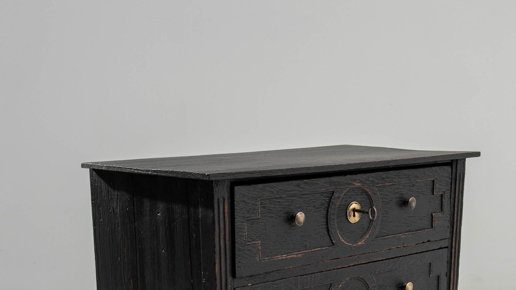 19th Century Dutch Petite Chest of Drawers 4