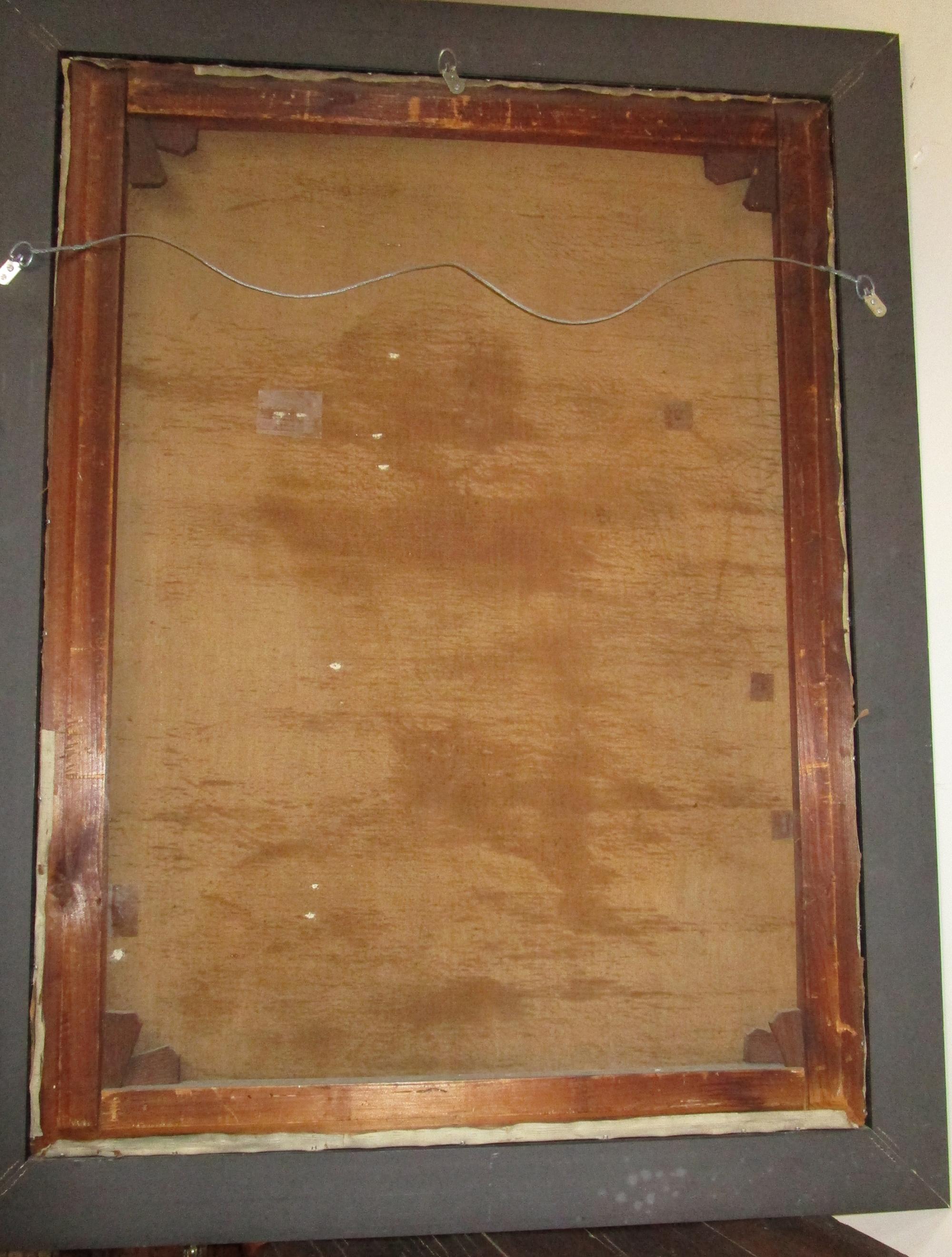 19th century Dutch Portrait Oil on Canvas For Sale 5