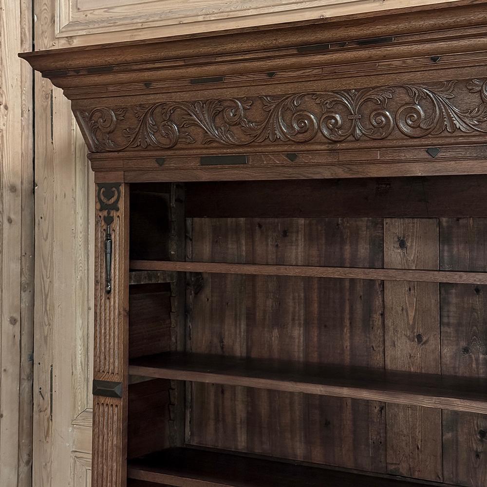 19th Century Dutch Renaissance Open Bookcase For Sale 6