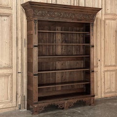 19th Century Dutch Renaissance Open Bookcase