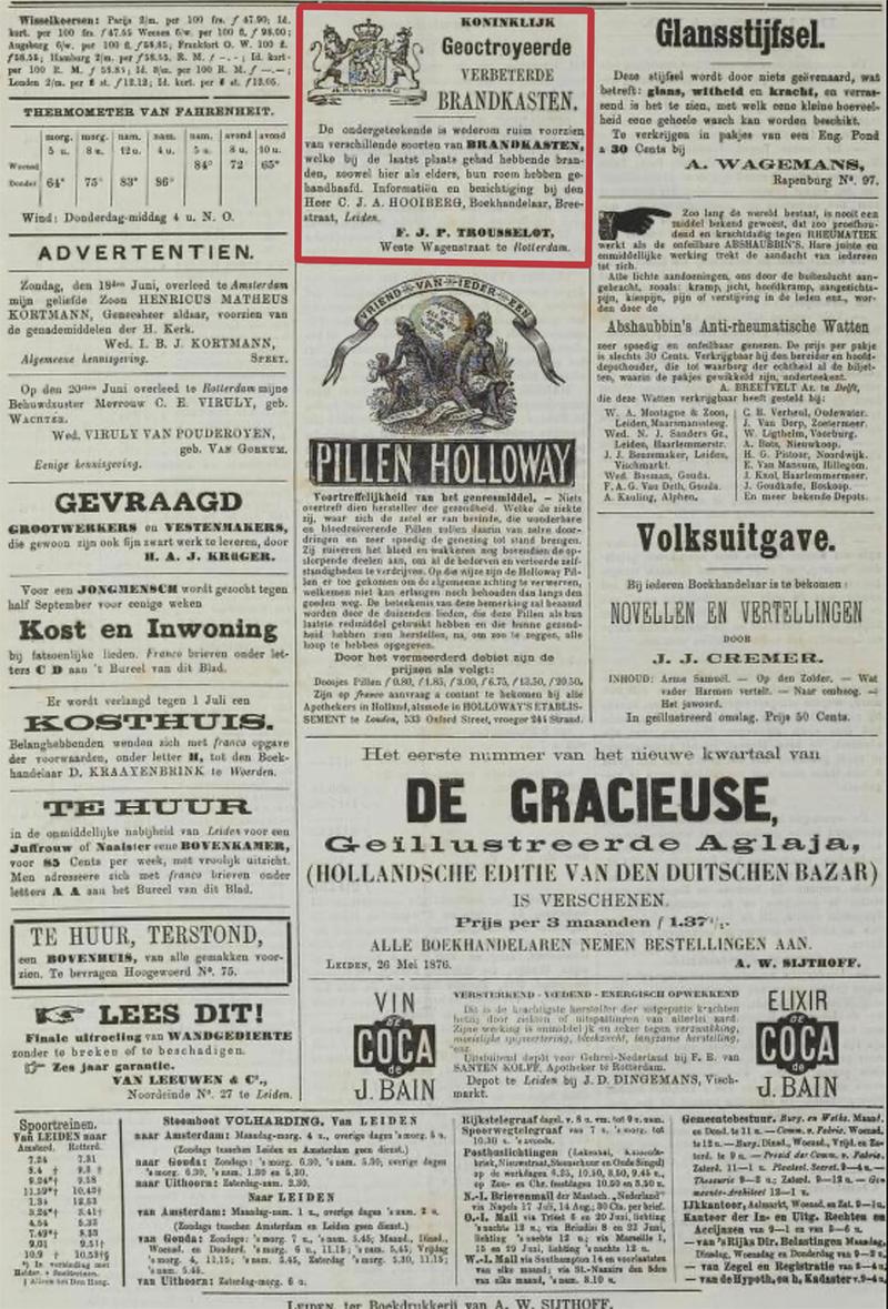 Cassaforte olandese del XIX secolo di F.A.I.P. Trousselot Rotterdam, 1880 ca. in vendita 7