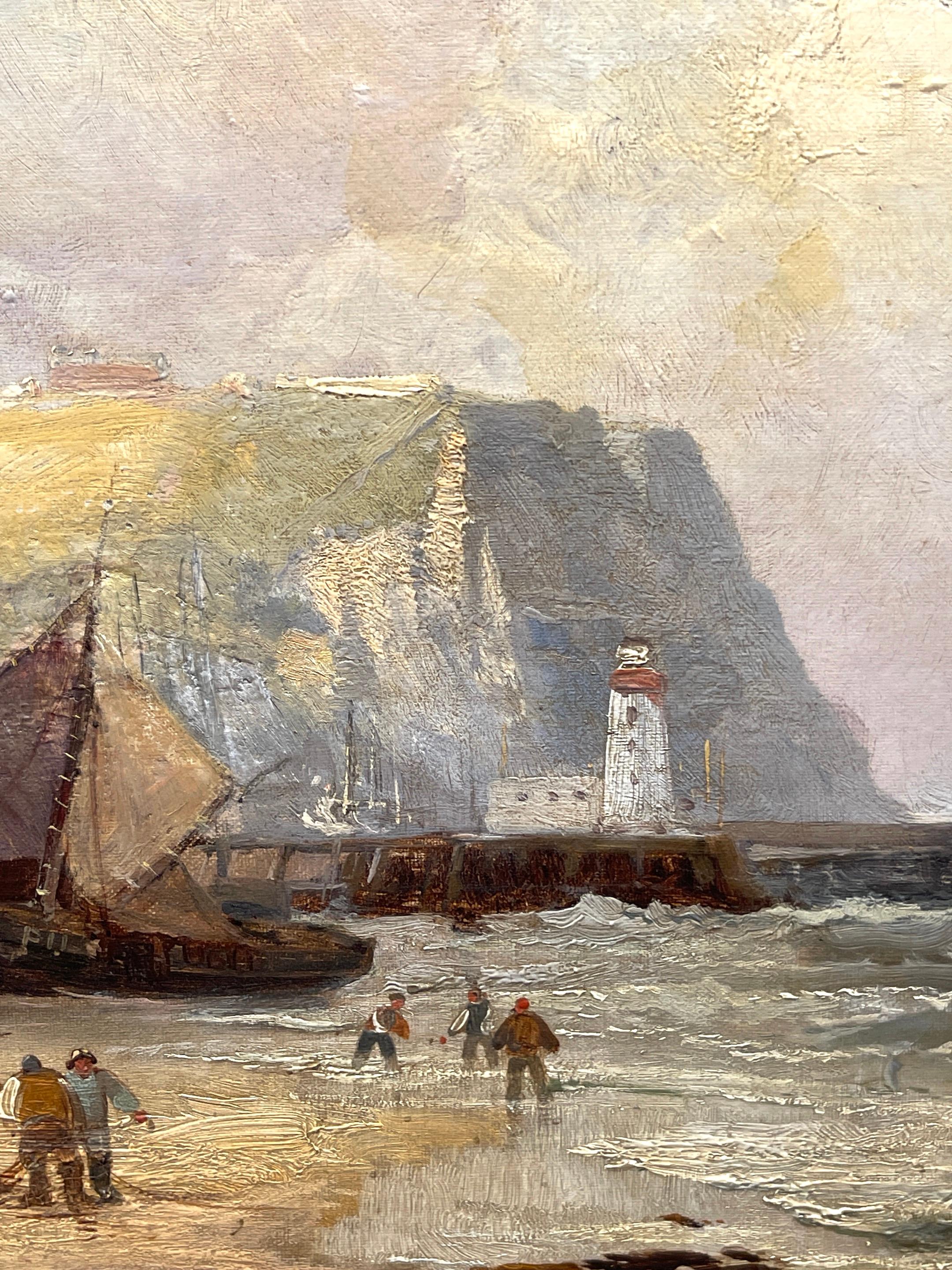 19th Century Dutch Seascape by Hendrik Daniël Eckelboom For Sale 5