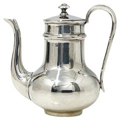 Cafetera en miniatura de plata holandesa del siglo XIX por J.M. van Kempen & Zonen
