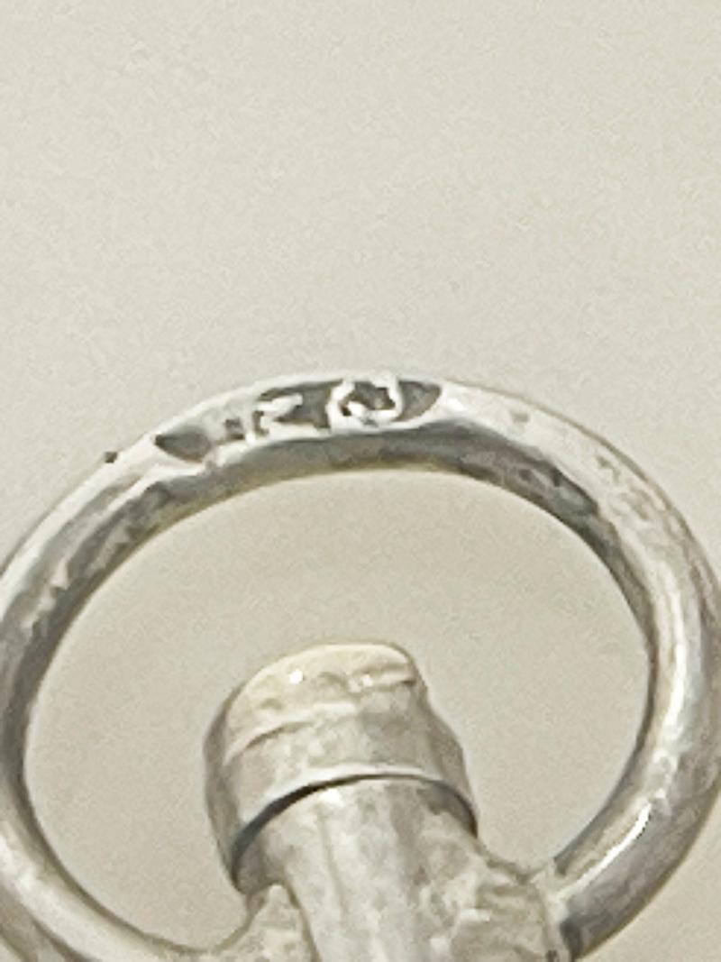 19th Century Dutch silver watch-key by Hendrik Krins, Schoonhoven In Good Condition For Sale In Delft, NL