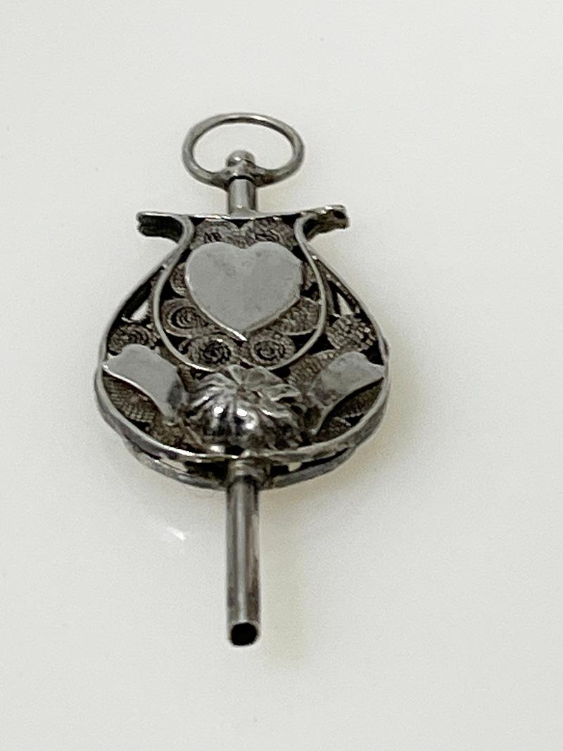 19th Century Dutch silver watch-key In Good Condition For Sale In Delft, NL