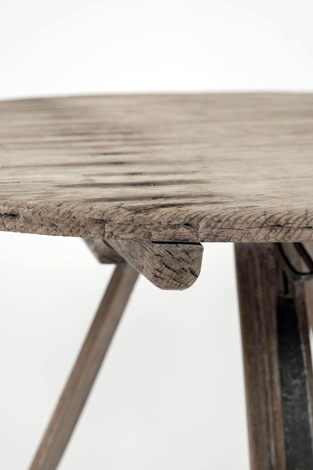 Hand-Carved 19th Century Dutch Tilt-Top Table