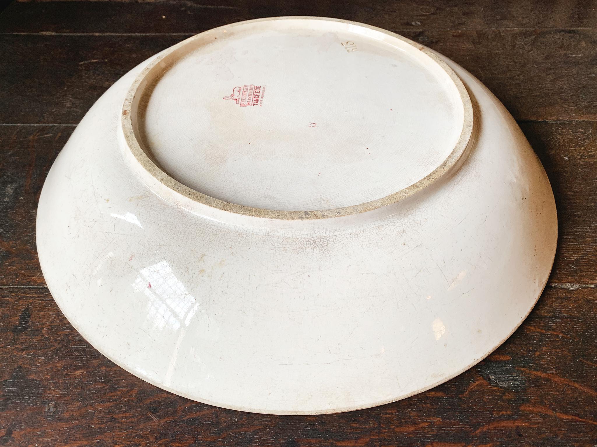19th Century Dutch Transferware Bowl by Petrus Regout & Co 2