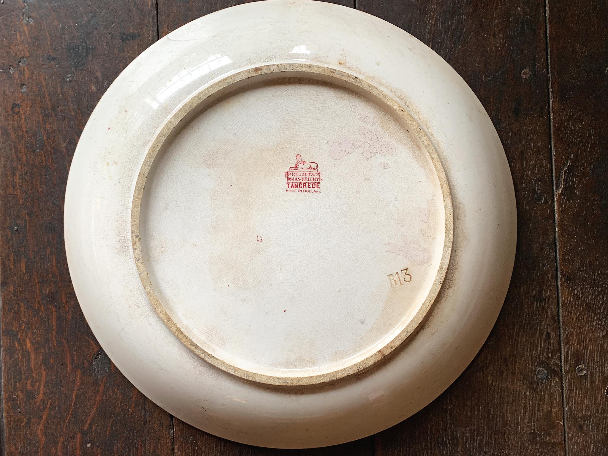 19th Century Dutch Transferware Bowl by Petrus Regout & Co 3