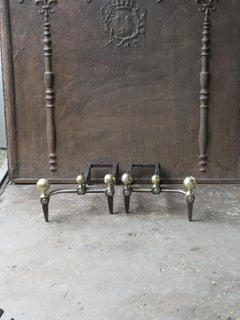 19th Century Dutch Victorian Fireplace Grate or Fire Basket