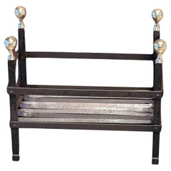 19th Century Dutch Victorian Fireplace Grate or Fire Basket
