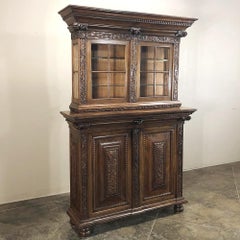 19th Century Dutch Vitrine-Bookcase-Cabinet