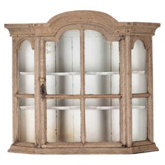19th Century Dutch Wall Hanging Vitrine