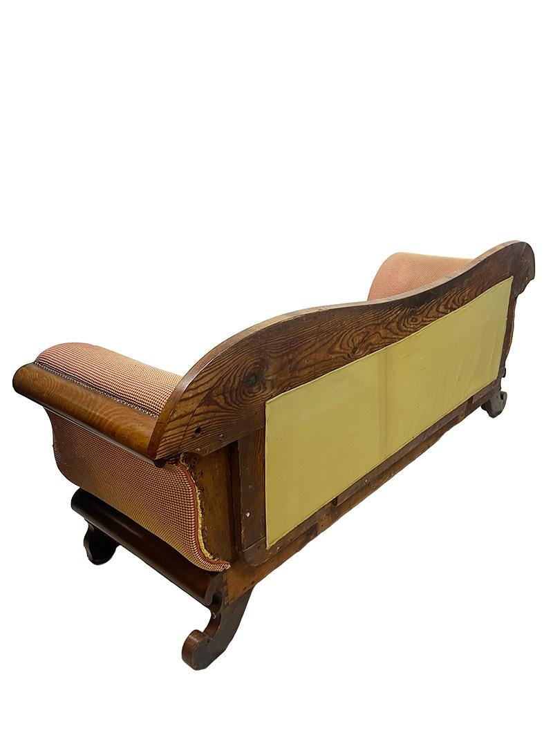19th Century Dutch walnut sofa, ca 1860 For Sale 2