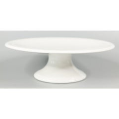 19th Century Dutch White Ironstone Cake Stand