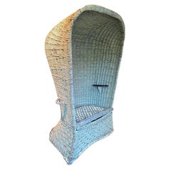 19th Century Dutch Wicker Beach Chair by W. F. van Vliet