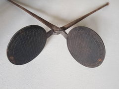 19th Century Dutch Wrought Iron Waffle Maker