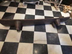 19th Century Each Senufo Village Held a Massive Wood Carved Bed, Called Gbag