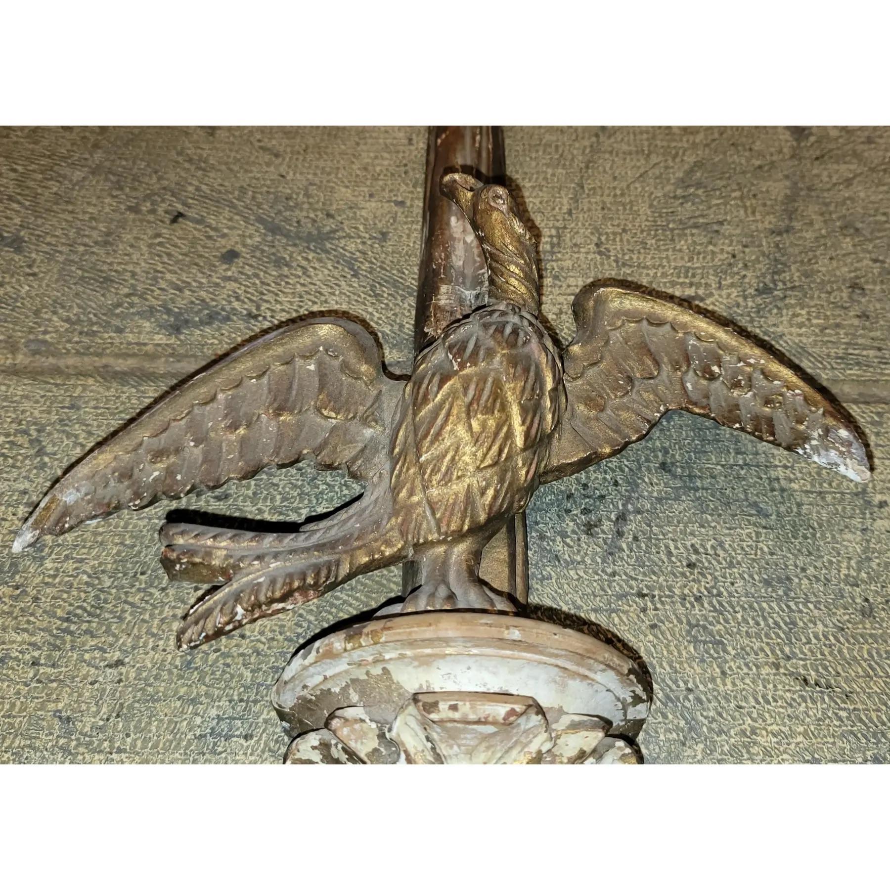 American 19th Century Eagle Wall-Mounted Ornament For Sale