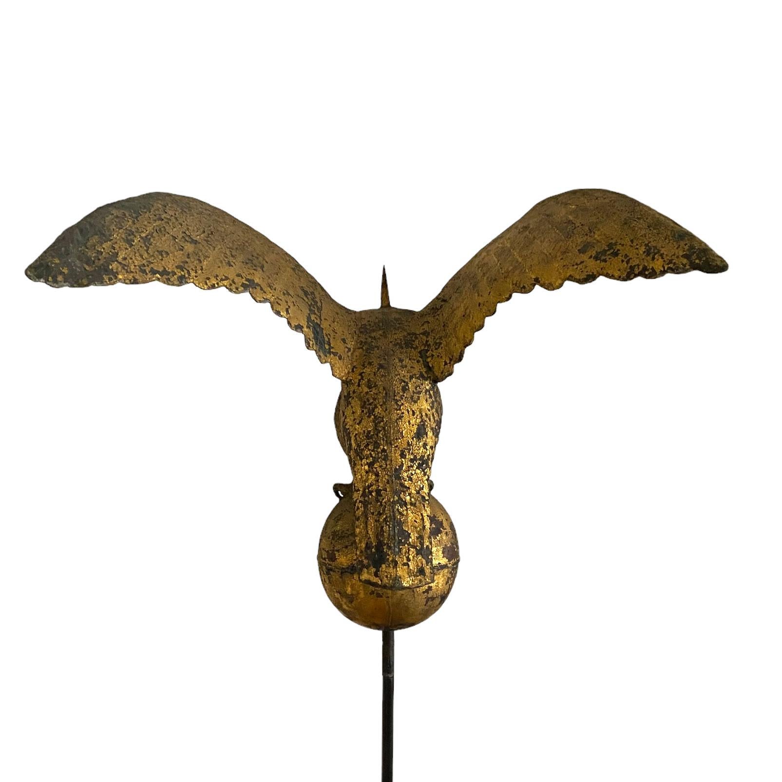American 19th Century Eagle Weathervane, Attributed to Cushing & White For Sale