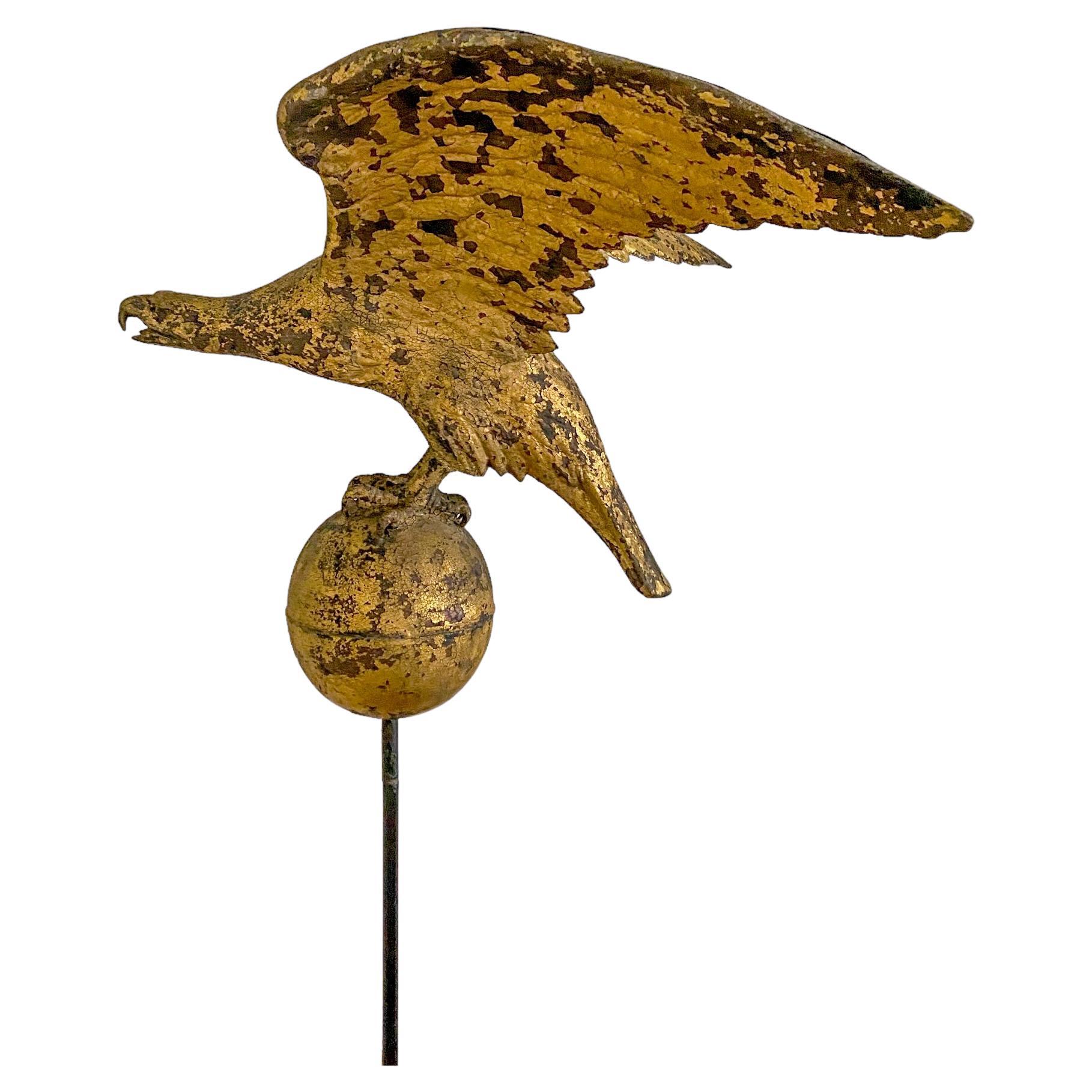 19th Century Eagle Weathervane, Attributed to Cushing & White For Sale