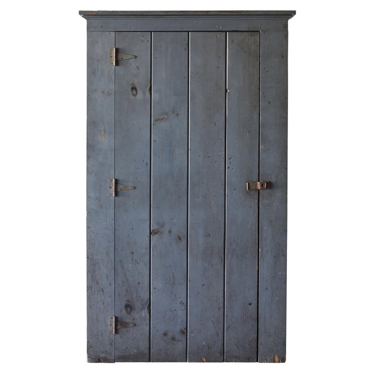 19th Century Early American Painted Single Door Cupboard For Sale at ...