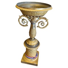 XIXe siècle (début) Décoration d'urne Charles X Ormalu en France