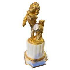19th Century (Early) French Clock Marble & Ormolu