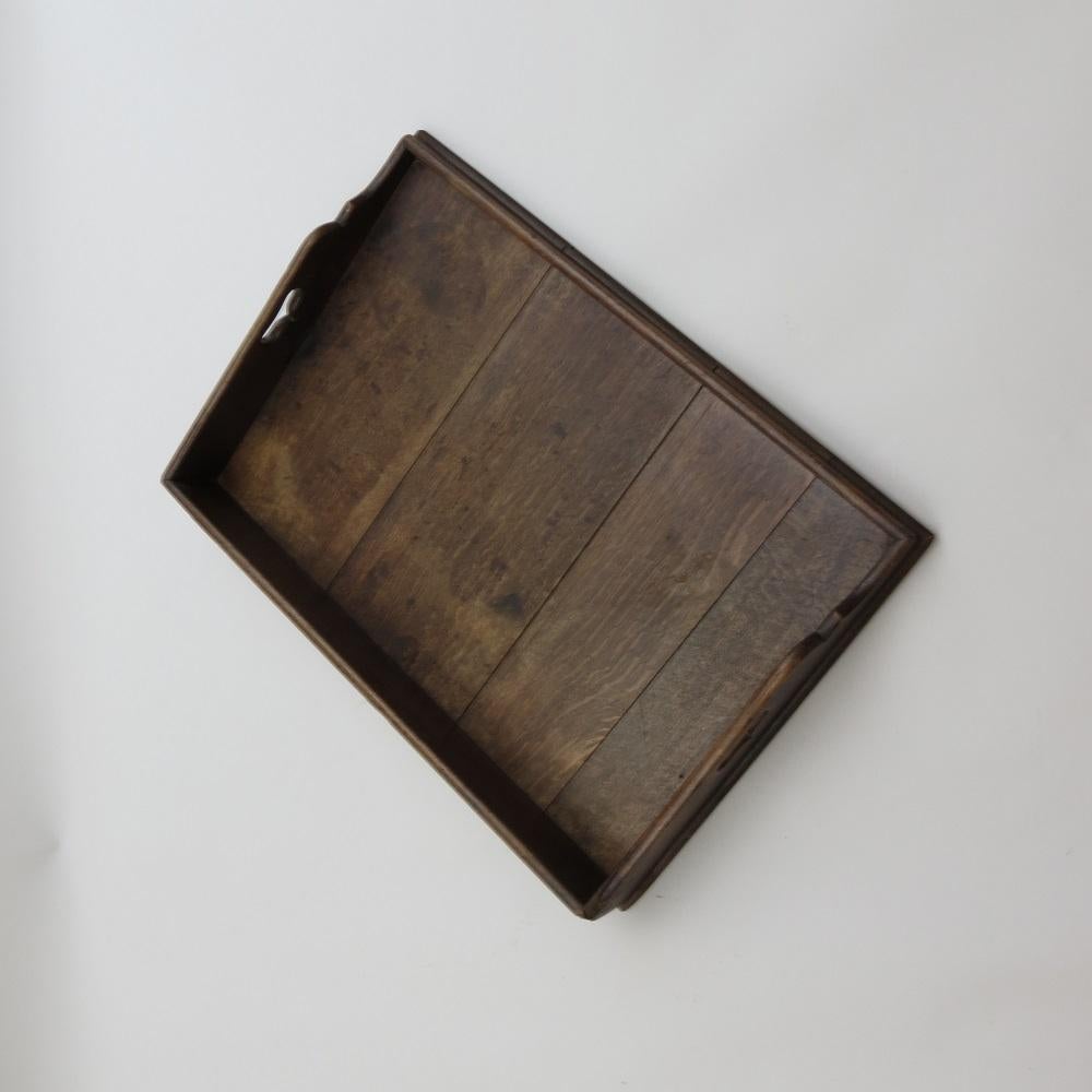 Hand-Crafted 19th Century Early Georgian Oak Butlers Serving Tray 1800