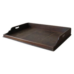 19th Century Early Georgian Oak Butlers Serving Tray 1800