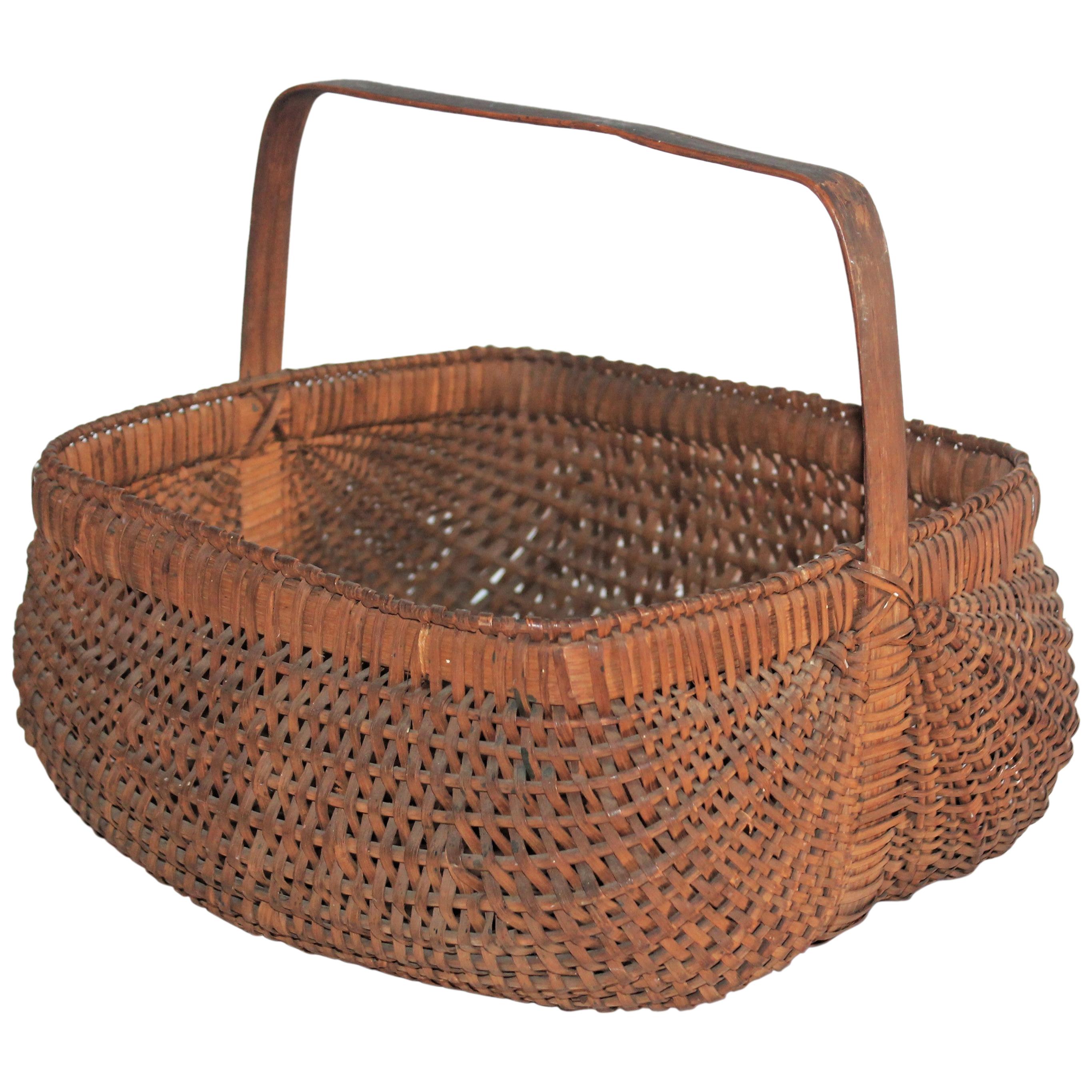 19th Century Early Tight Buttocks Basket