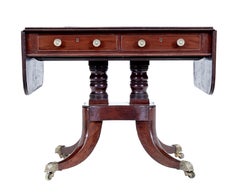 19th Century Early Victorian Mahogany Sofa Table