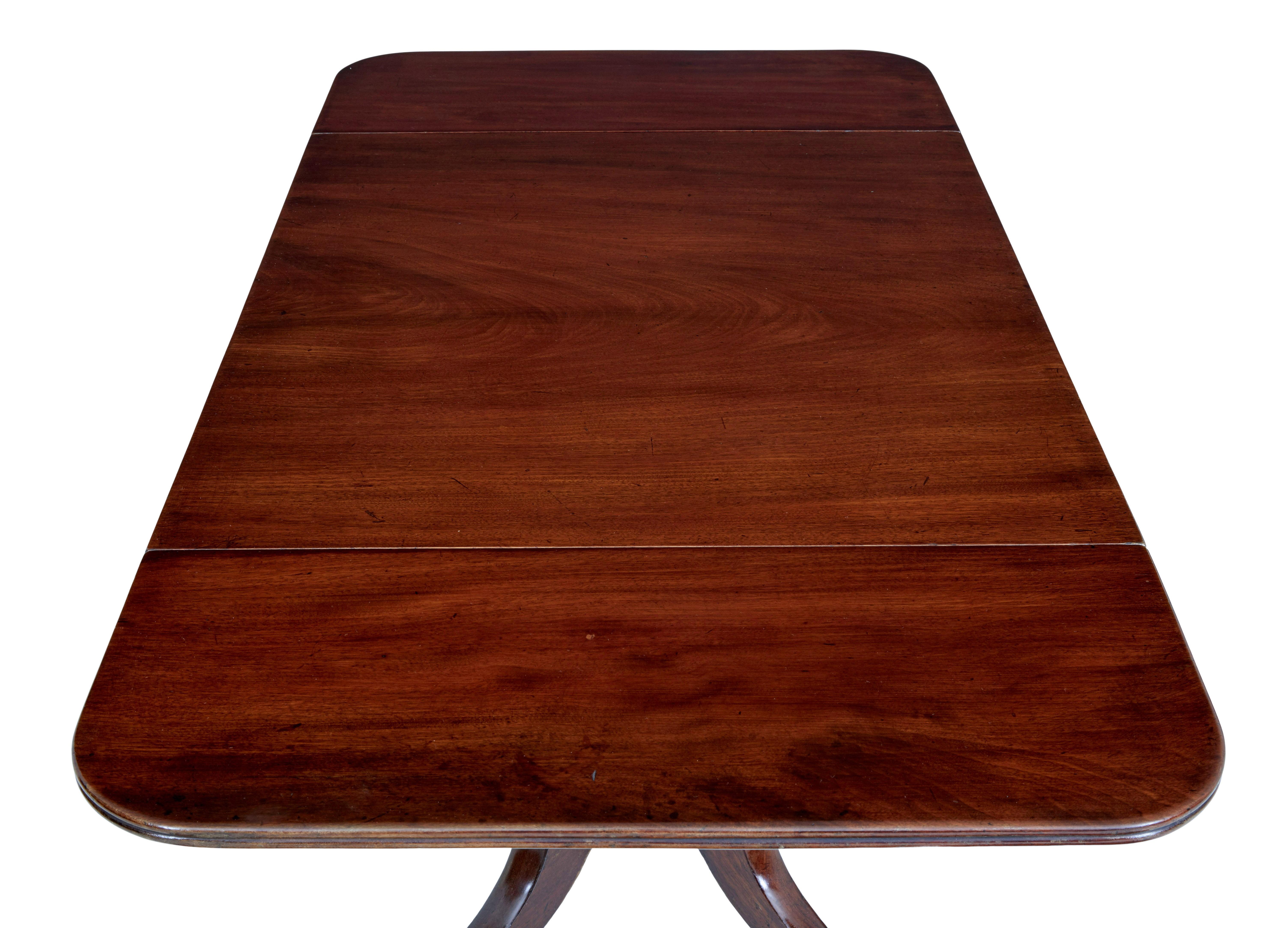 Mesa de sofá de caoba victoriana de principios del siglo XIX en Bueno estado para la venta en Debenham, Suffolk