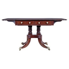 19th Century Early Victorian Mahogany Sofa Table