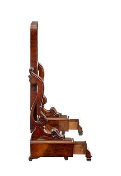 Specchio per vanità in mogano dell'inizio del XIX secolo