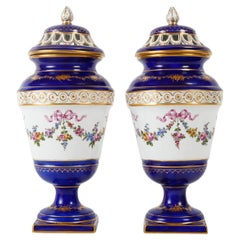 Antique 19th Century Earthenware Potpourri in the Louis XV Style.