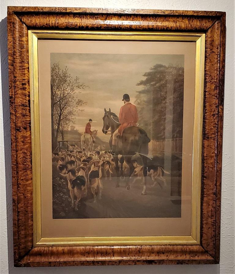 19th Century EAS Douglas Hunt Scene Aquatint Engraving For Sale 6