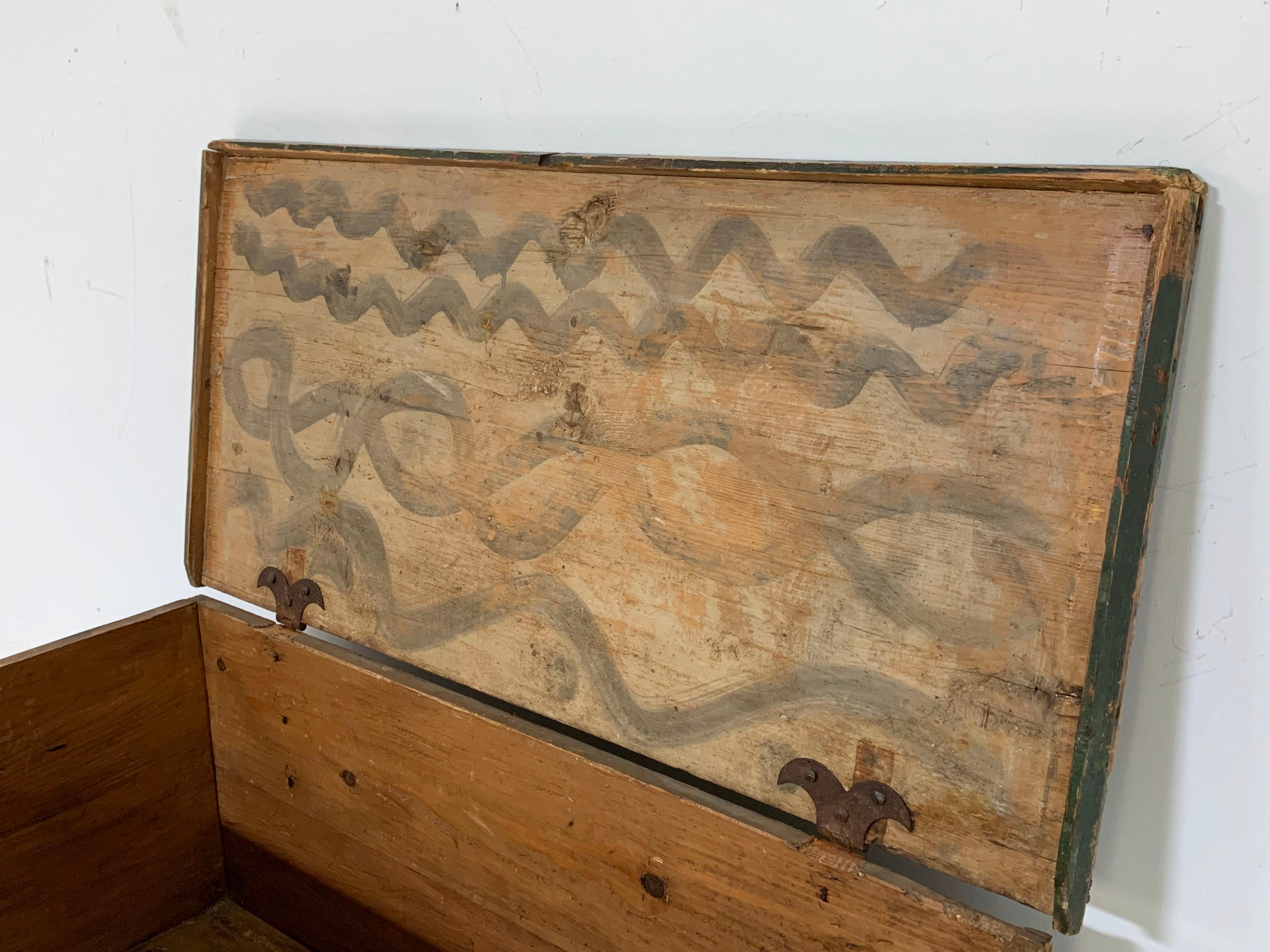 folk art chest