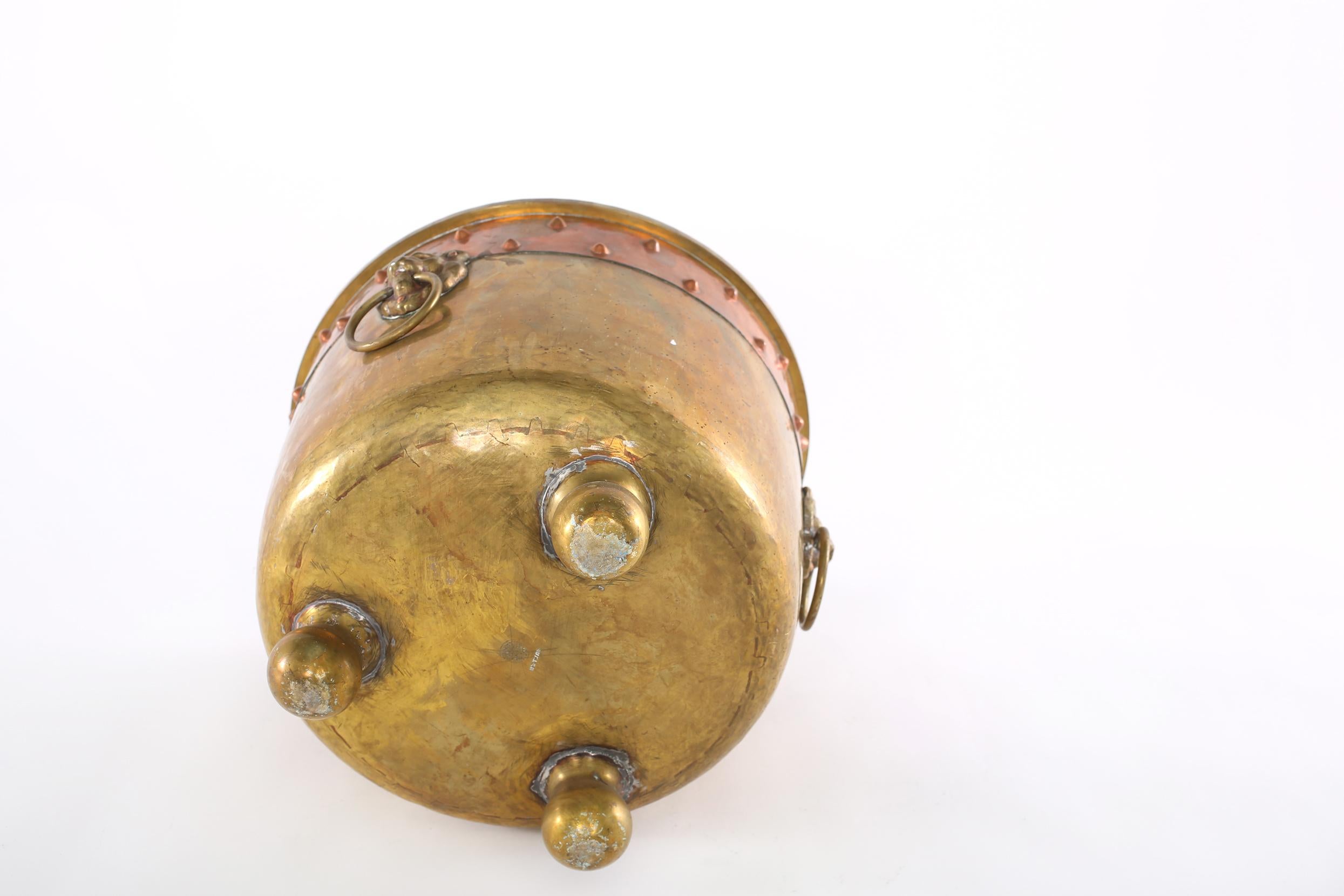 19th Century Eastern European Ash Bucket / Log Holder In Good Condition In Tarry Town, NY