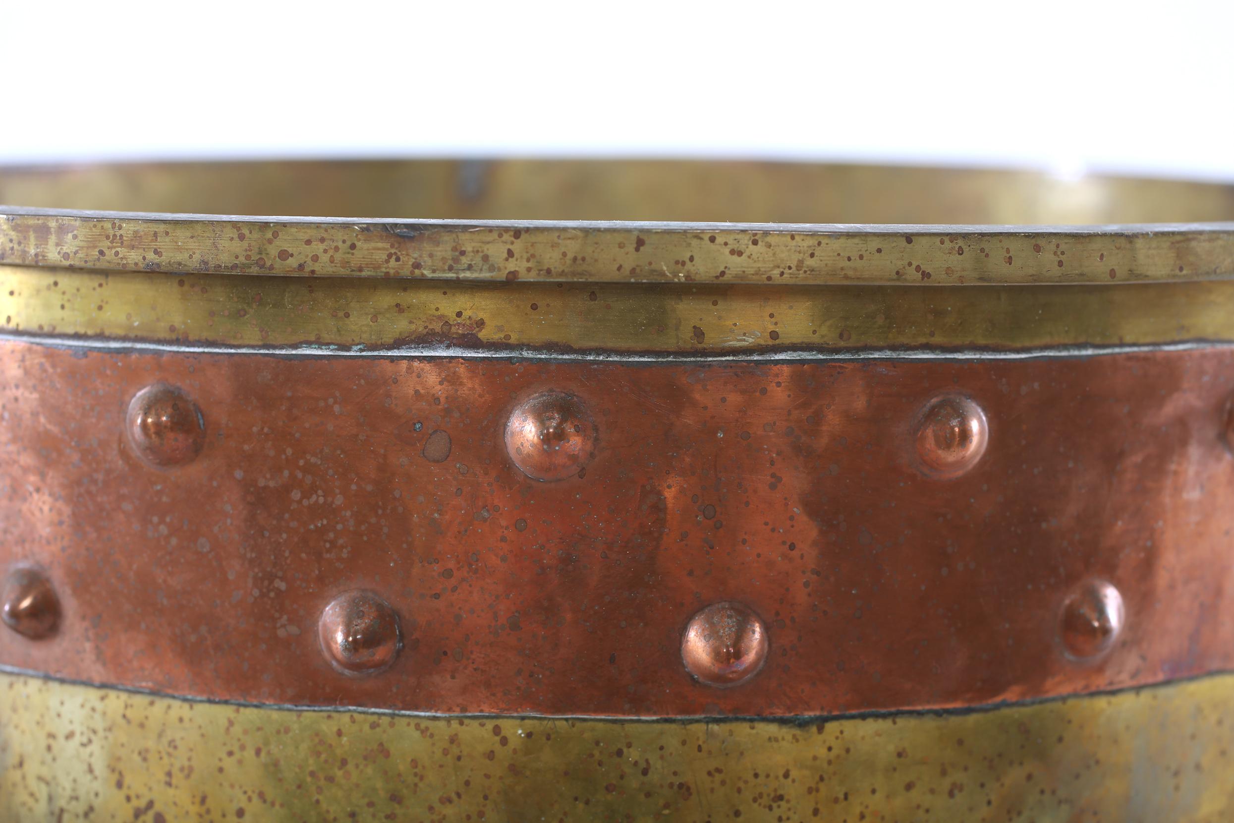 19th Century Eastern European Ash Bucket / Log Holder 1
