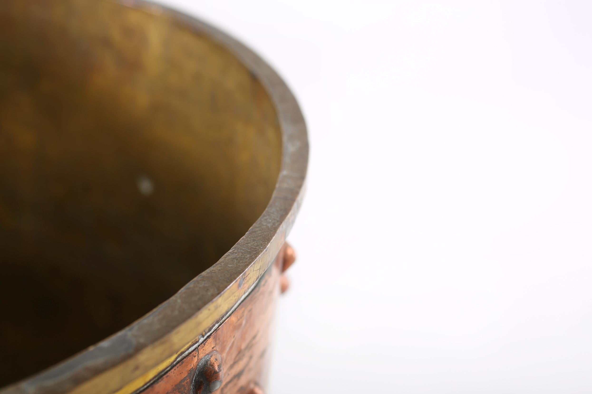 19th Century Eastern European Ash Bucket / Log Holder 2