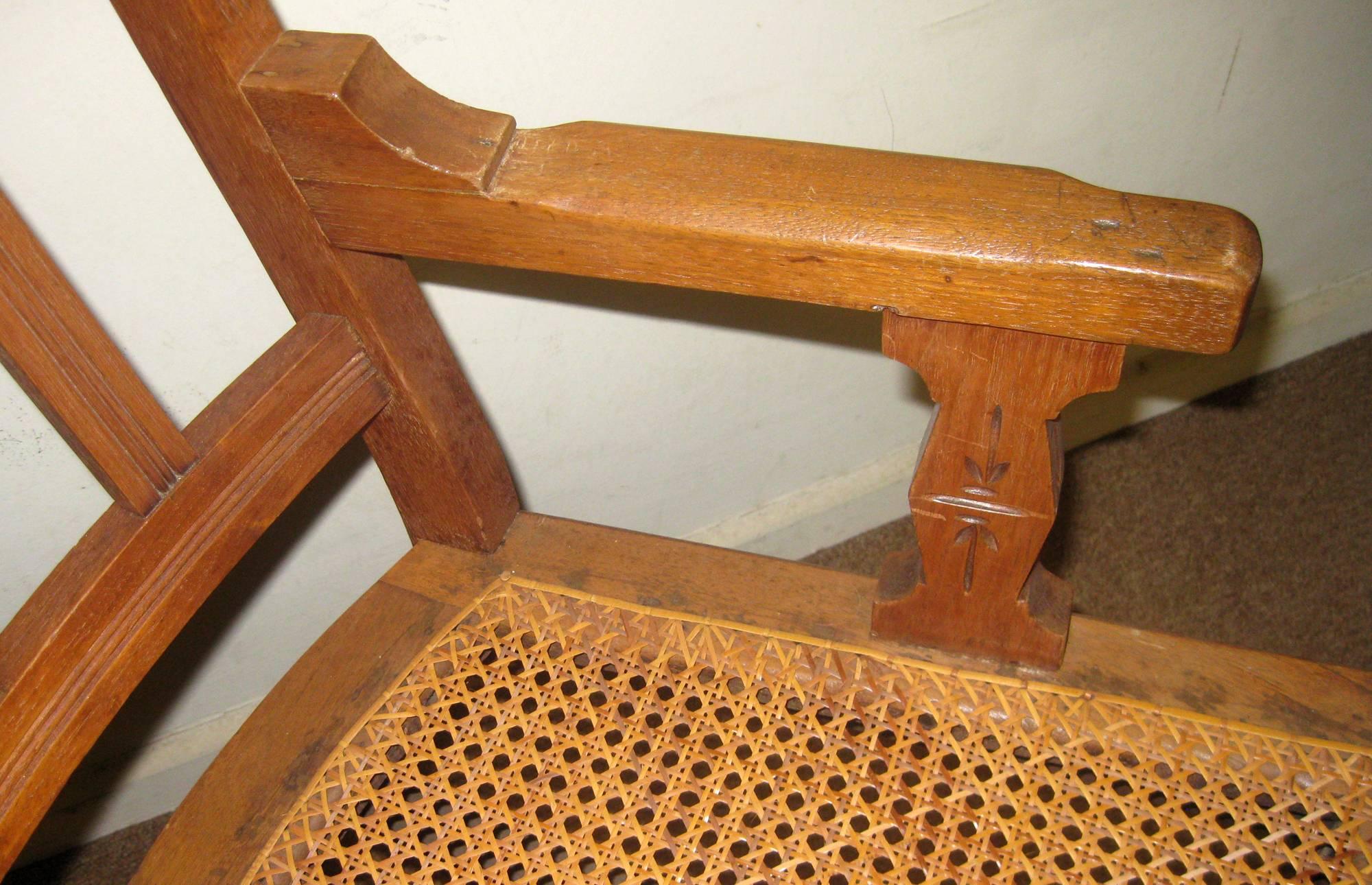 American 19th century Eastlake Banker's Swivel Chair